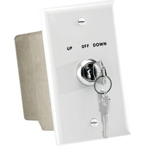 Legrand Da-Lite Key Operated, 110 Volt Switch, White