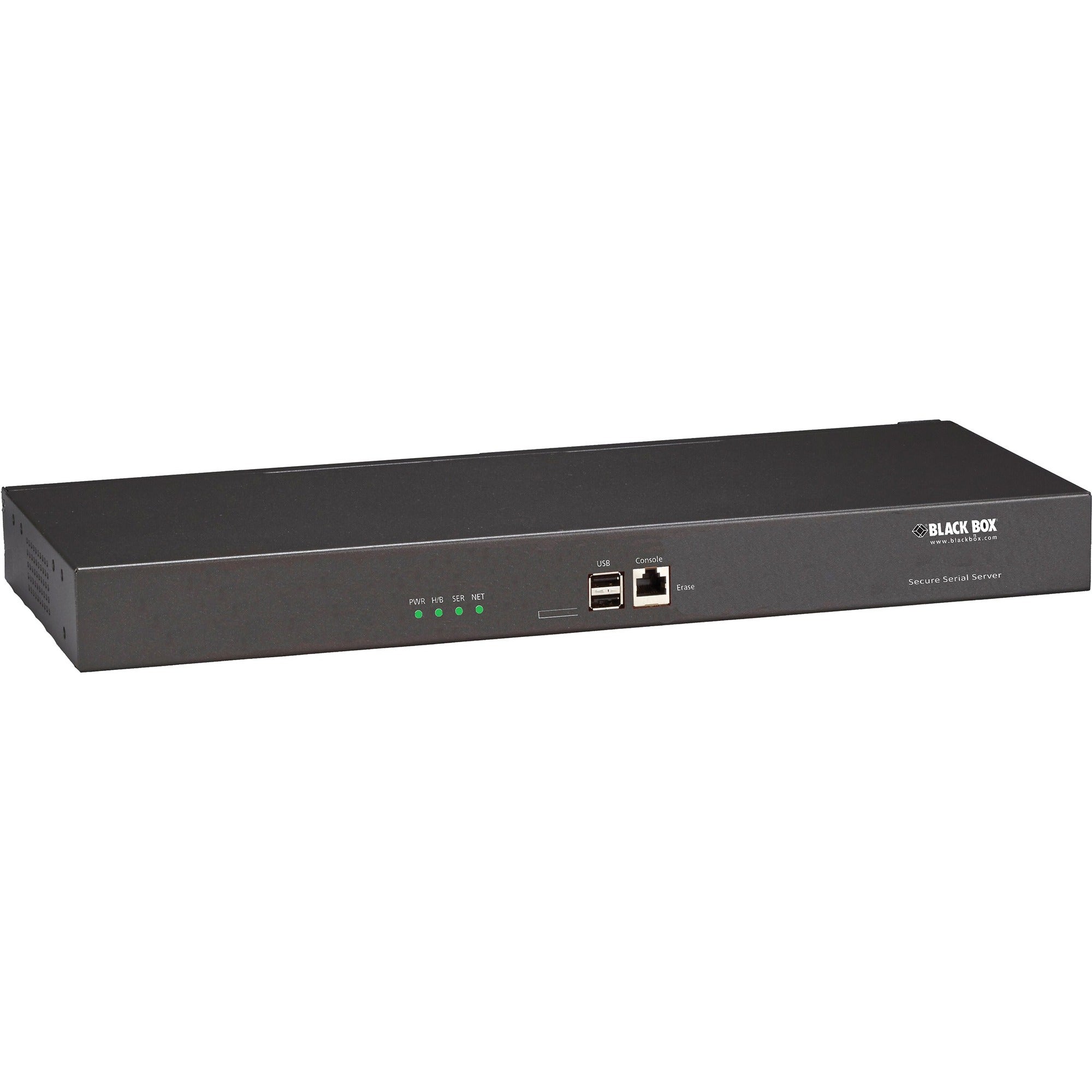 Black Box 16 PT Console Server, Ethernet Port, IS Unresponsive Extensive Environmental And Power Monitoring The Secure Serial Server With Cisco Pinout Supports Extensive Environmental
