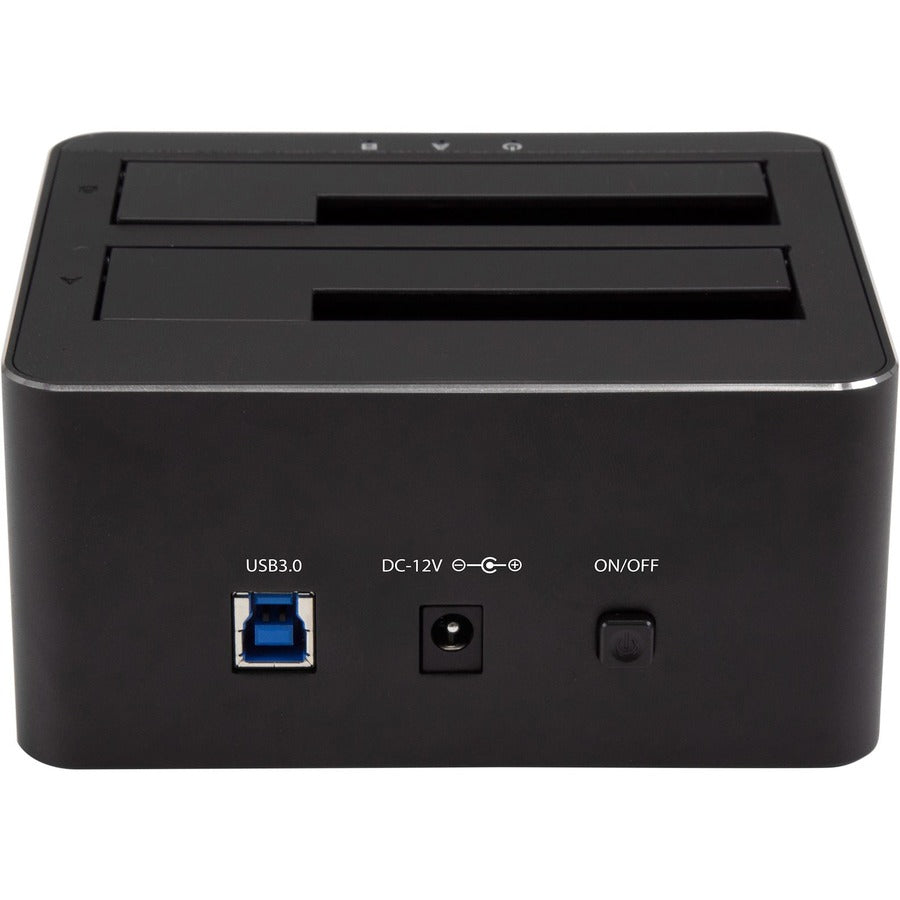 StarTech.com Dual-Bay USB 3.0 to SATA Hard Drive Docking Station, 2.5/3.5" SATA I/II/III, SSD/HDD Dock, USB Hard Drive Bays, Top-Loading