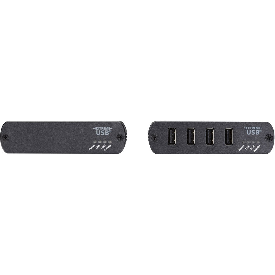 Black Box USB 2.0 Extender - Multimode Fiber, 4-Port
