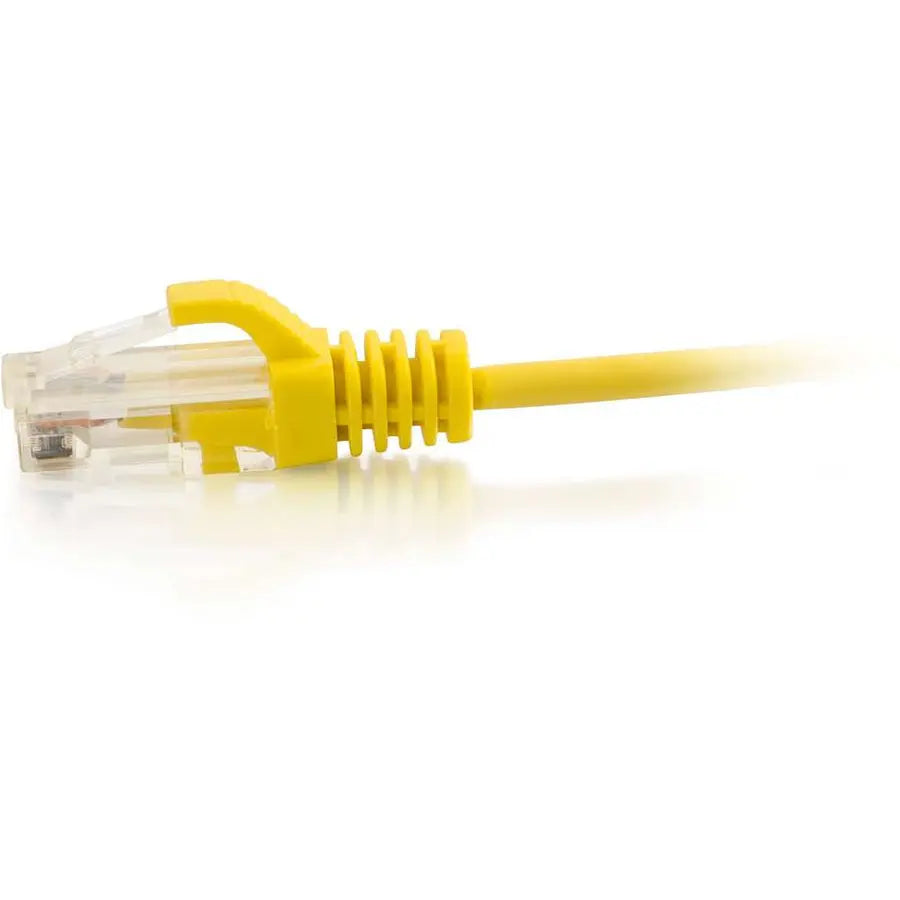 Legrand C2G 3ft Cat6 Snagless Unshielded (UTP) Slim Ethernet Cable - Cat6 Network Patch Cable - PoE - Yellow