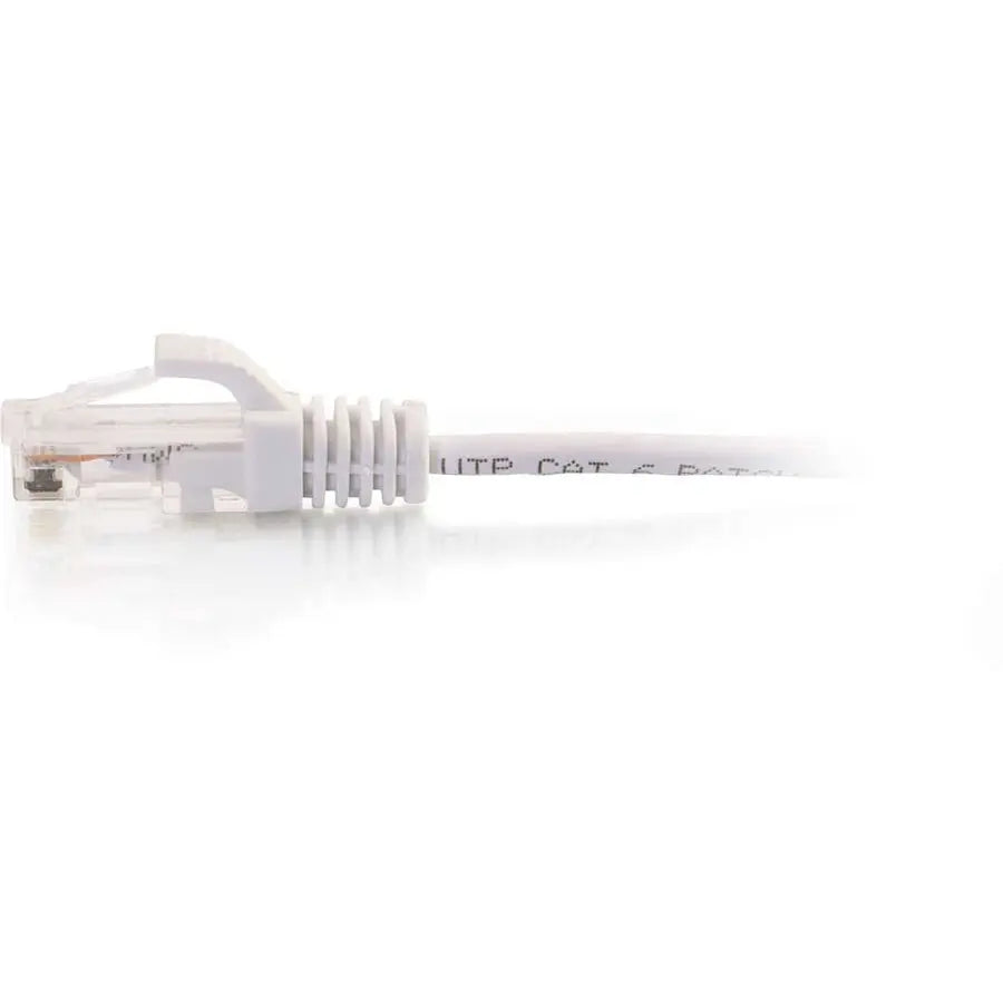 Legrand C2G 1ft Cat6 Snagless Unshielded (UTP) Slim Ethernet Patch Cable - White