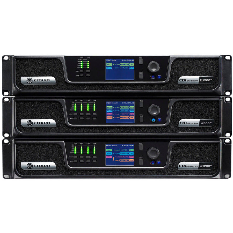 Harman Crown CDi DriveCore 4|600BL Amplifier - 2400 W RMS - 4 Channel
