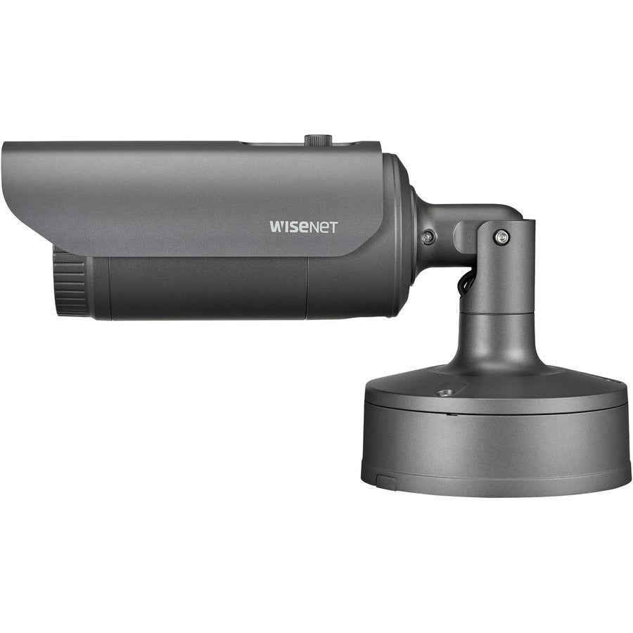 Hanwha Wisenet XNO-6120R 2 Megapixel Indoor/Outdoor Full HD Network Camera - Color - Bullet - Dark Gray