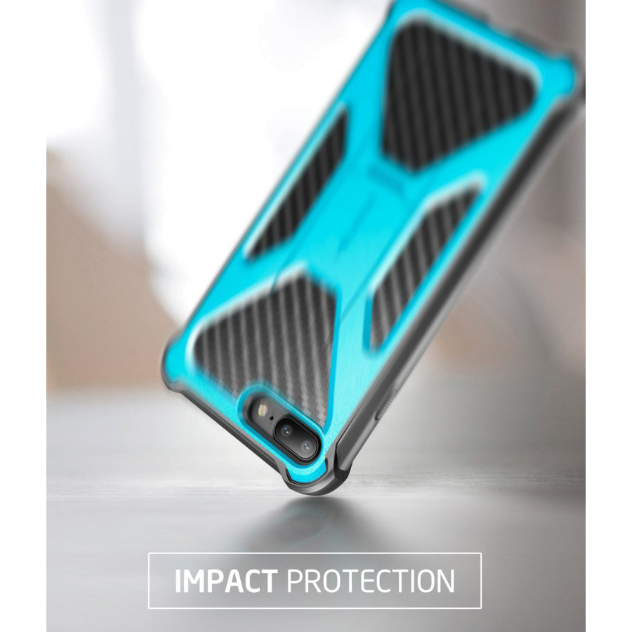 i-Blason Transformer Carrying Case (Holster) Apple iPhone 8 Plus Smartphone - Blue