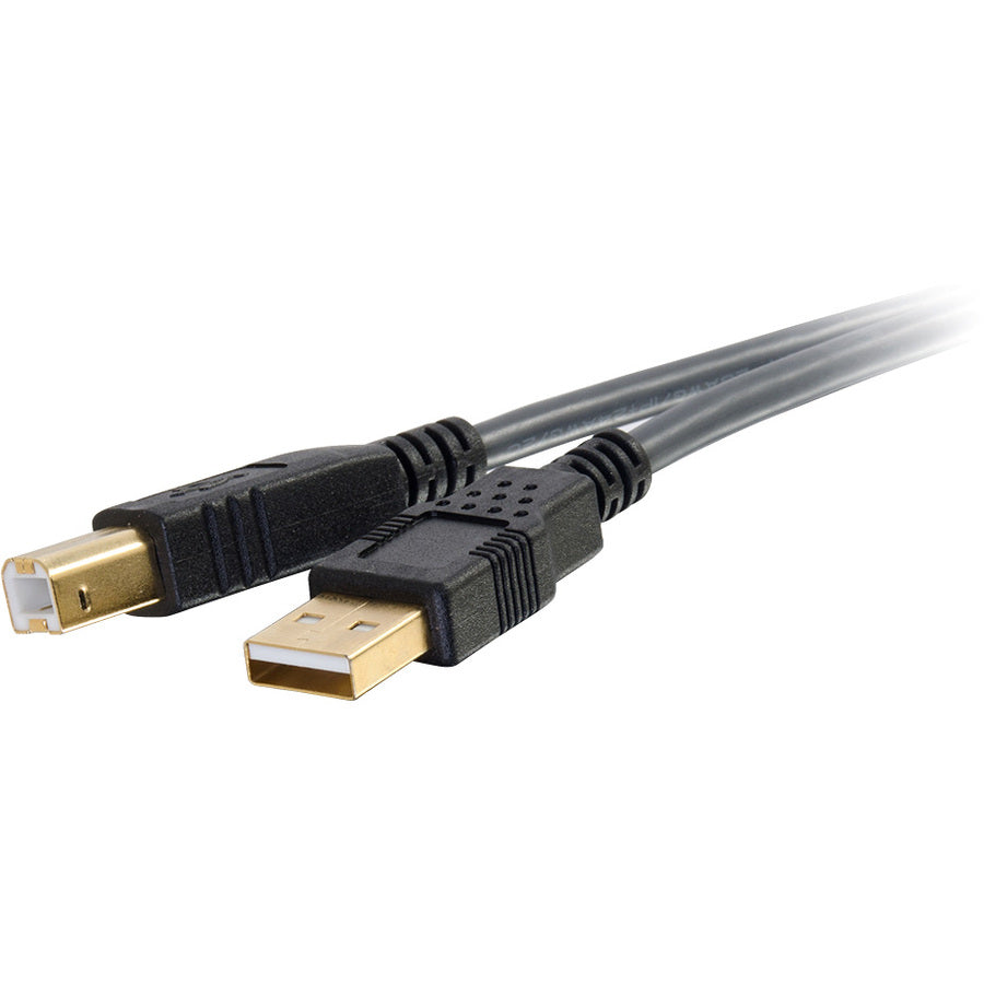 Legrand C2G Ultima Series 6.6ft USB A to USB B Cable - USB A to B Cable - USB 2.0 - Black - M/M
