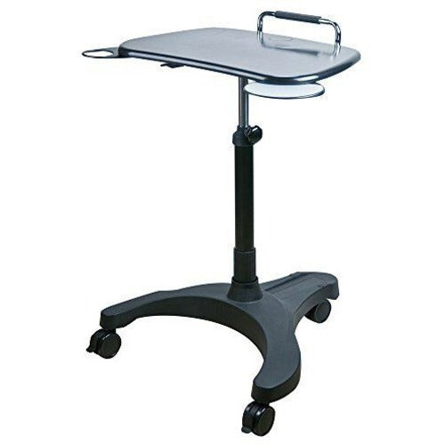 Ergoguys SIT AND STAND MOBILE LAPTOP WORKSTATION BLACK, 25 in, LPD008P