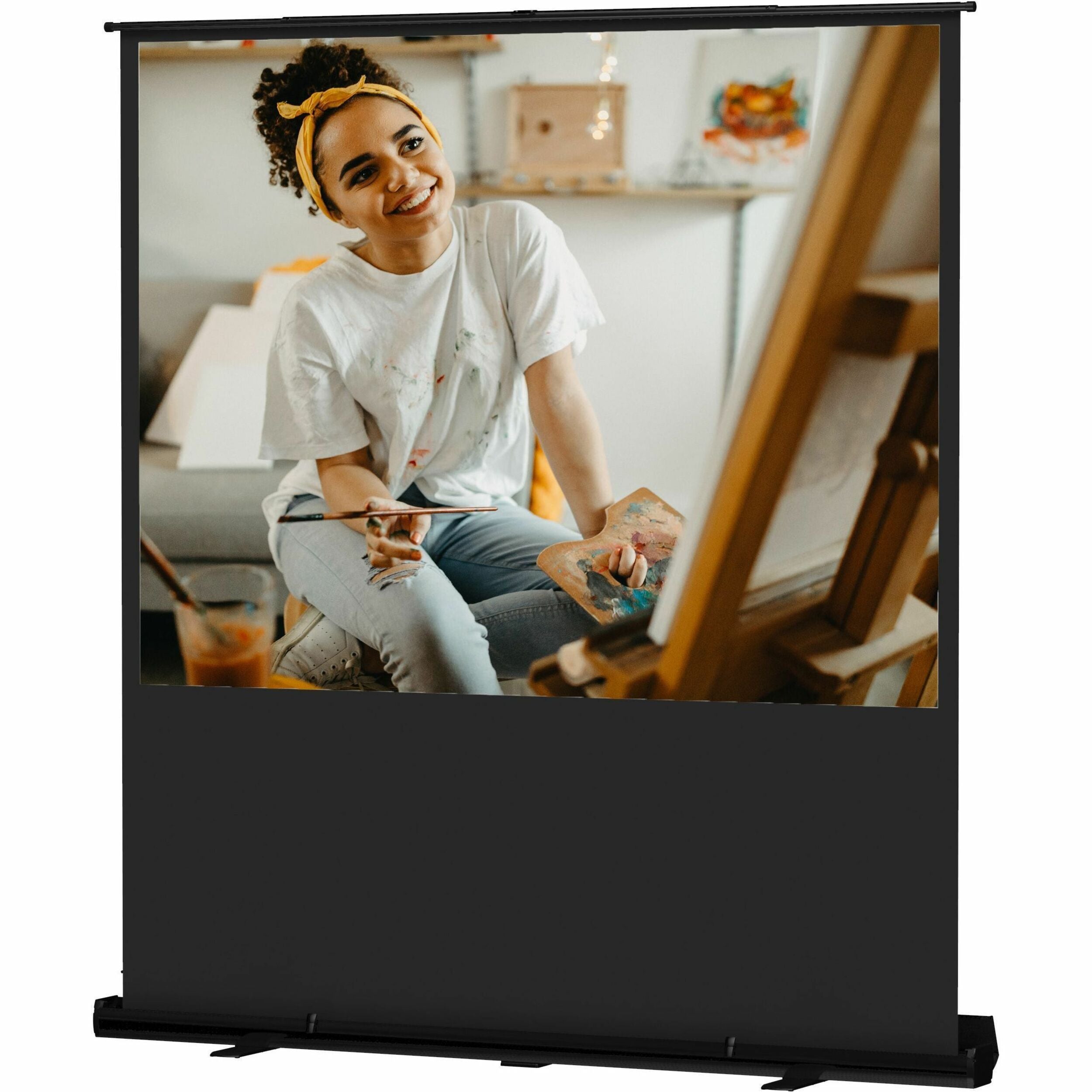 Legrand Da-Lite Deluxe Insta-Theater 60" Projection Screen, 36 in, White