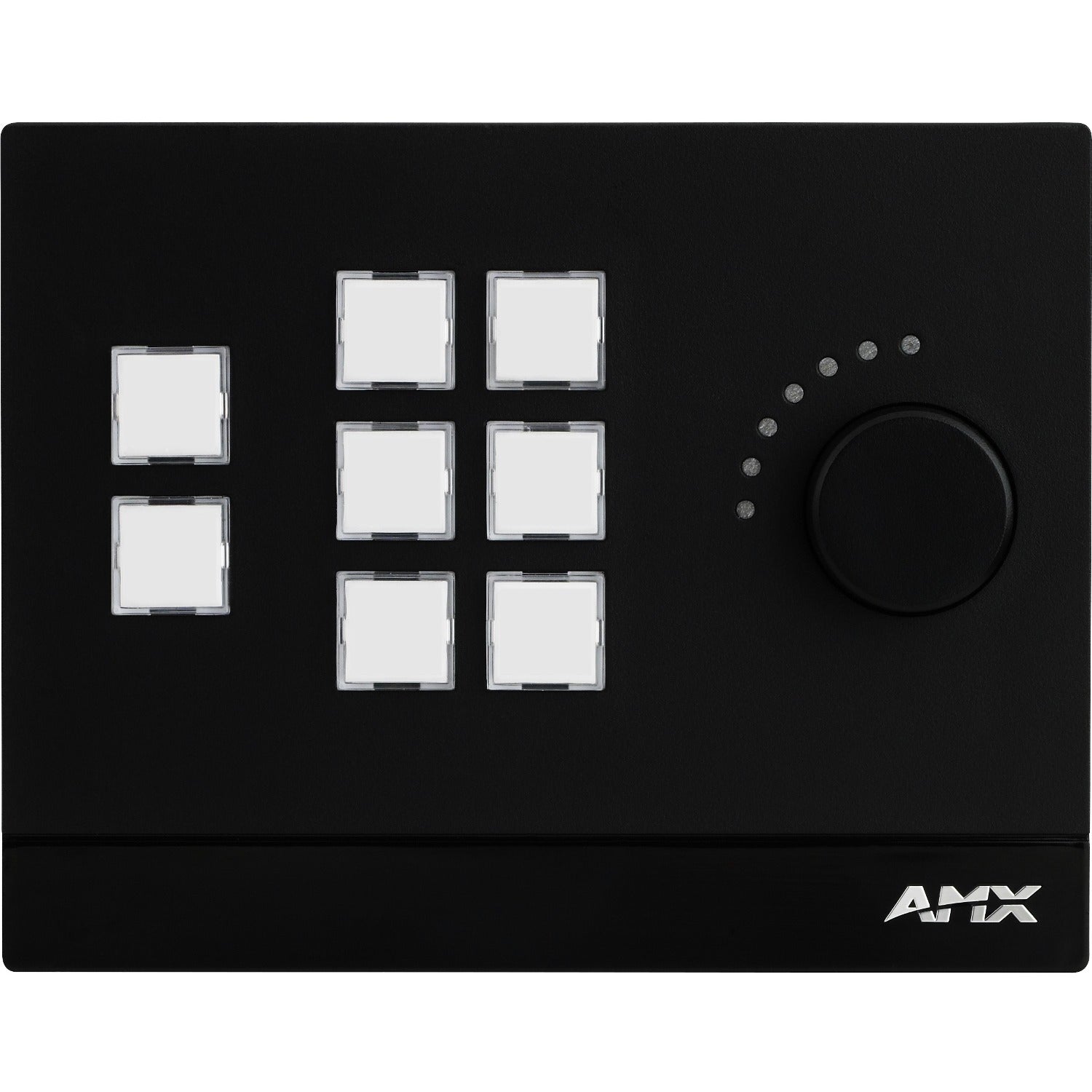 HARMAN AMX Massio 8-Button ControlPad with Knob (US, UK, EU), Black, FG2102-08-BL, 30 mm