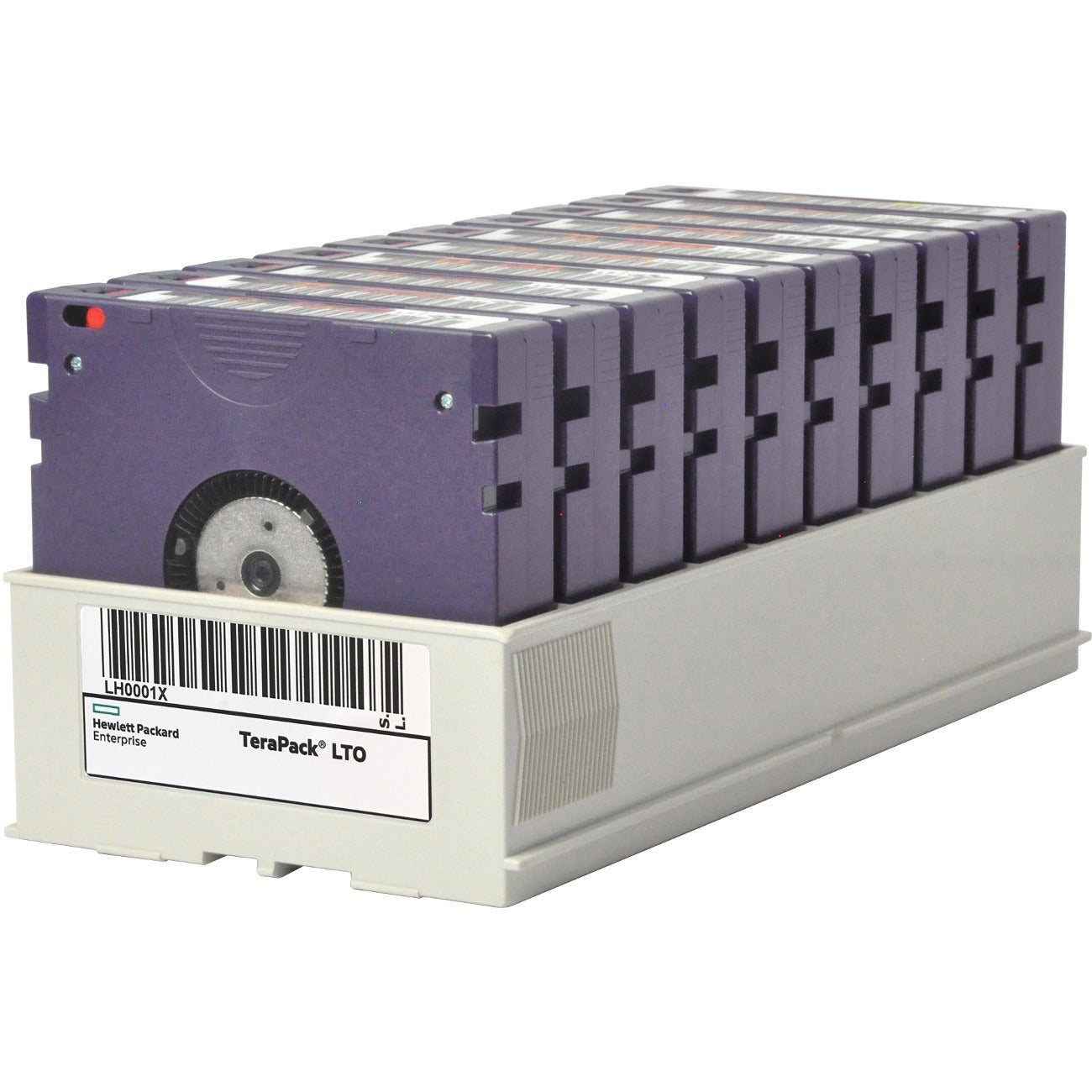 Hewlett HPE LTO-8 Custom Labeled Terapack 10 CarbideClean Data Tapes