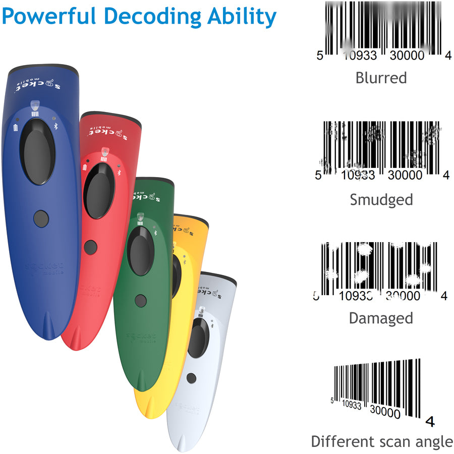 Socket SocketScan&reg; S740, 1D/2D Imager Barcode Scanner, Blue - 50 Pack