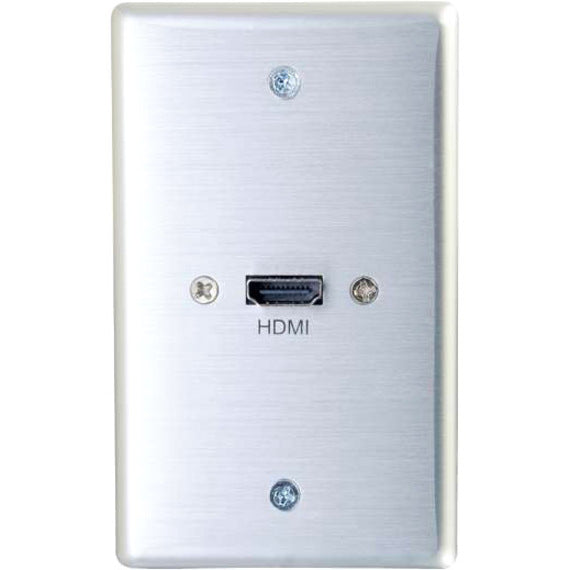 Legrand C2G HDMI Wall Plate - Single Gang, Gray