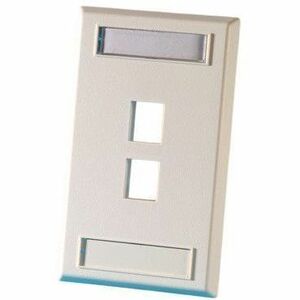 ortronics-single-gang-keystone-faceplate-2-port-electrical-ivory