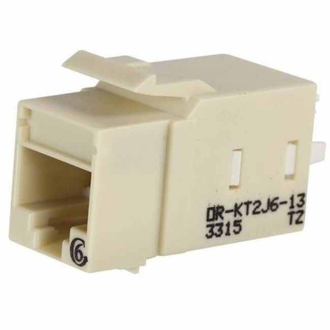 Legrand Ortronics Category 6 Keystone Jack, Lacing Cap Termination, Elec Ivory