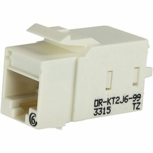 Legrand Ortronics Category 6 Keystone Jack, Lacing Cap Termination, WM Ivory