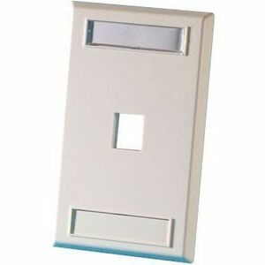 ortronics-single-gang-keystone-faceplate-1-port-electrical-ivory