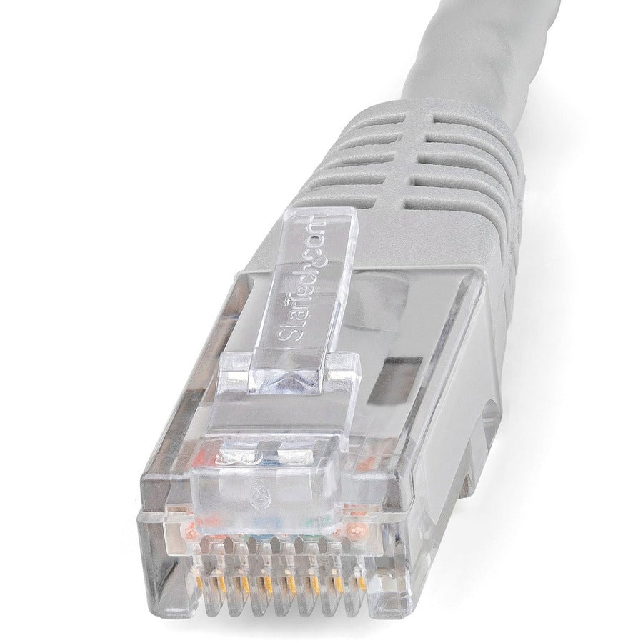 StarTech.com 35ft CAT6 Ethernet Cable - Gray Molded Gigabit - 100W PoE UTP 650MHz - Category 6 Patch Cord UL Certified Wiring/TIA