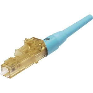 Panduit Fiber Optic Duplex Network Connector - 100 - 2 x LC Network Male - Aqua