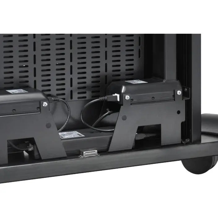 Legrand Chief X-Large Electric Height Adjustable Mobile AV Cart - For Flat Panel Displays - Black