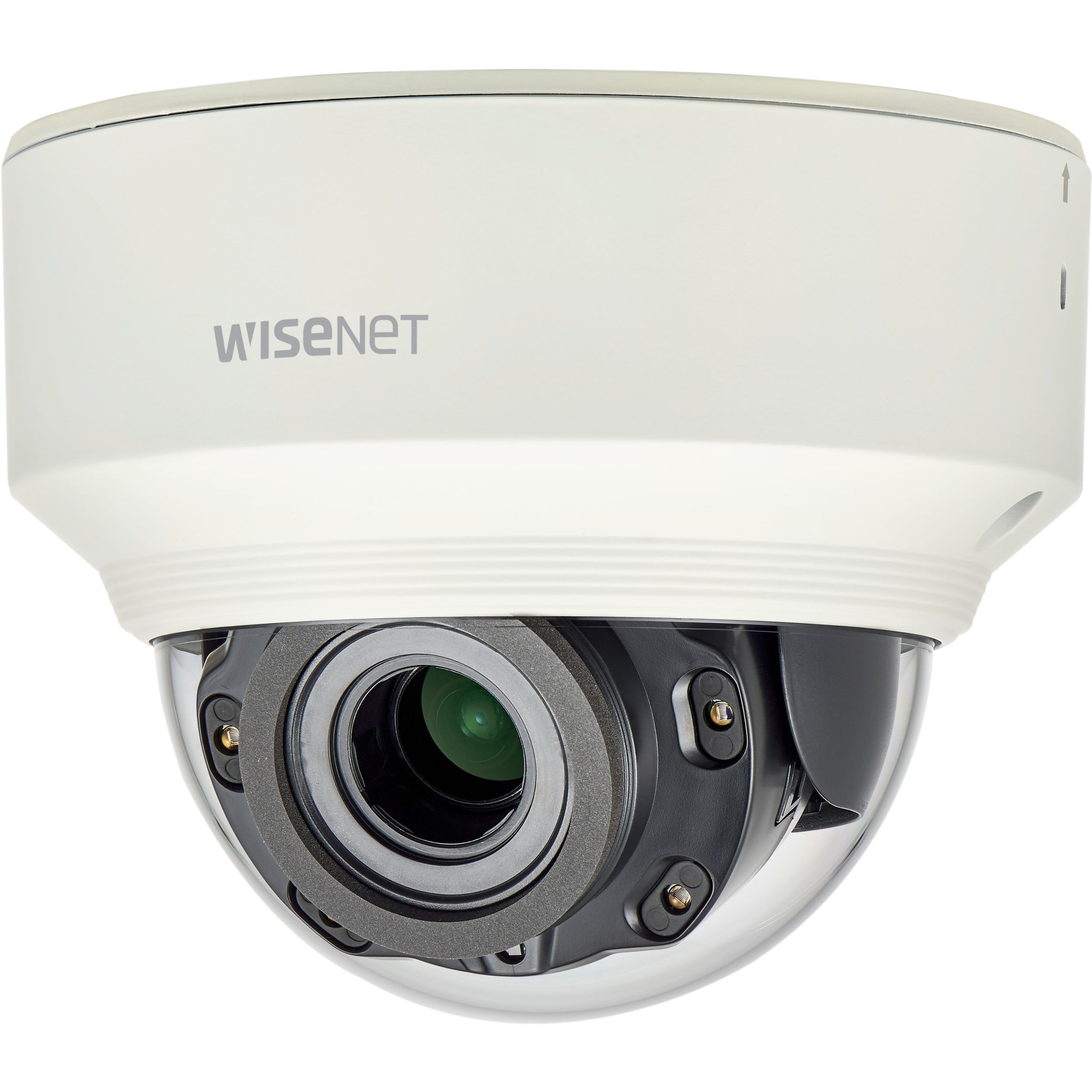 HANWHA Wisenet XND-L6080RV 2 Megapixel Indoor Full HD Network Camera - Color, Monochrome - Dome - Ivory, 10 mm, IK08, White, Wired