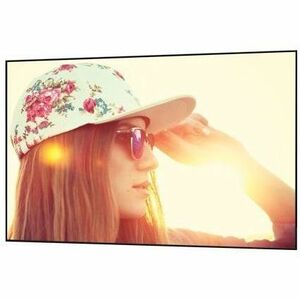 Legrand Da-Lite Parallax Thin Projection Screen - Ambient Light Rejected Fixed Screen with Beveled Frame - 109in