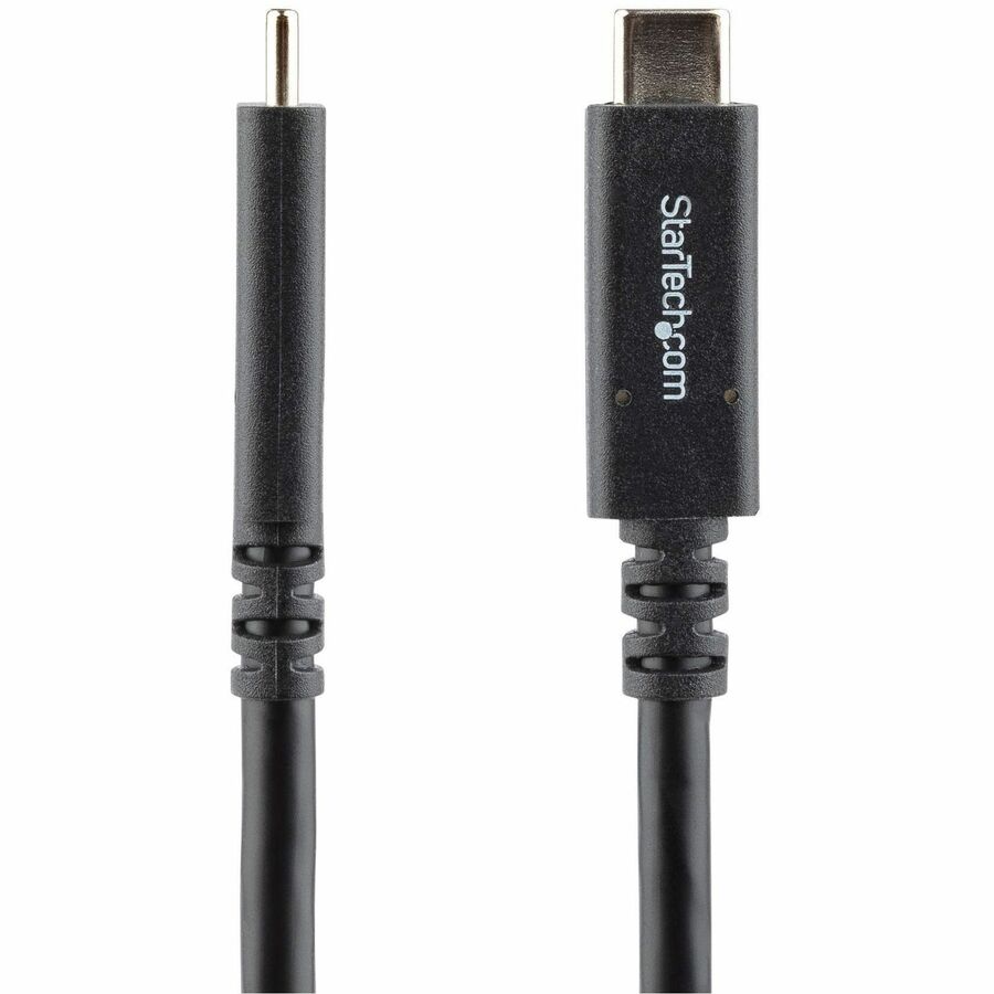 StarTech.com 6 ft (1.8m) USB C to USB C Cable, 5A 100W PD 3.0, Certified Works With Chromebook, USB-IF Certified, M/M, USB 3.0 (5Gbps)