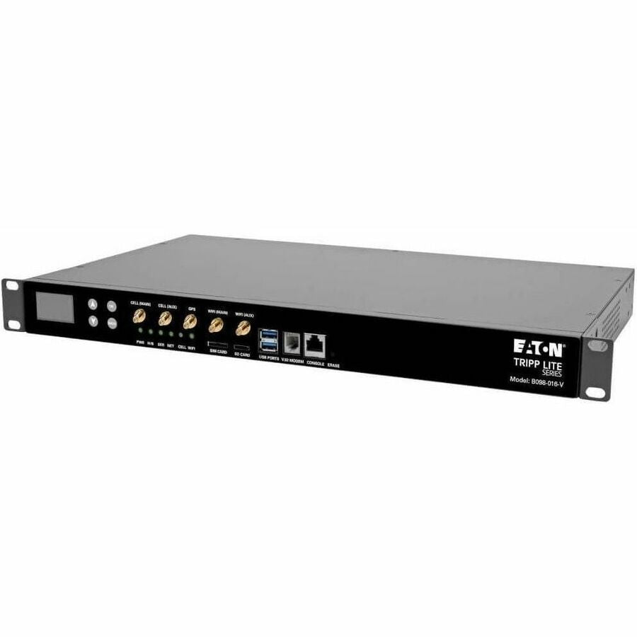 Eaton Tripp Lite Series 16-Port Console Server, USB Ports (2) - 4G LTE, Dual GbE NIC, 16Gb Flash, SD Card, Wi-Fi, Desktop/1U Rack, TAA