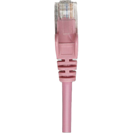 IC Intellinet Network Solutions Cat6 UTP Network Patch Cable, 7 ft (2.0 m), Pink