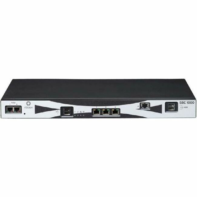 ribbon SBC 1000 VoIP Gateway, 10/100/1000Base-T, 12.50 lb, Gigabit Ethernet, SBC1KRFXSFXOS