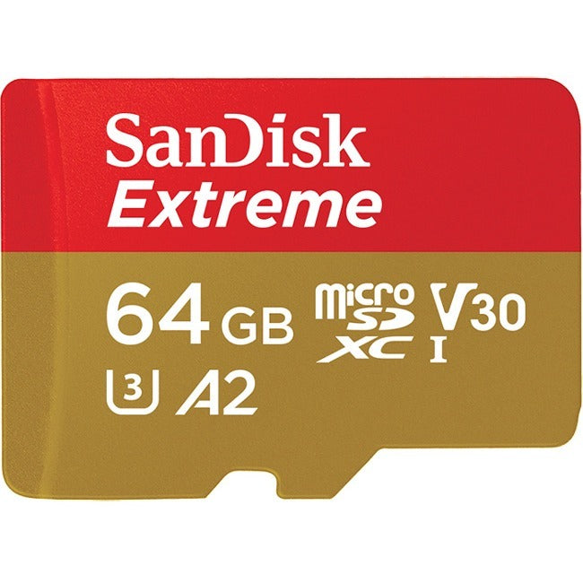 Western SanDisk Extreme 64 GB Class 10/UHS-I (U3) microSDXC