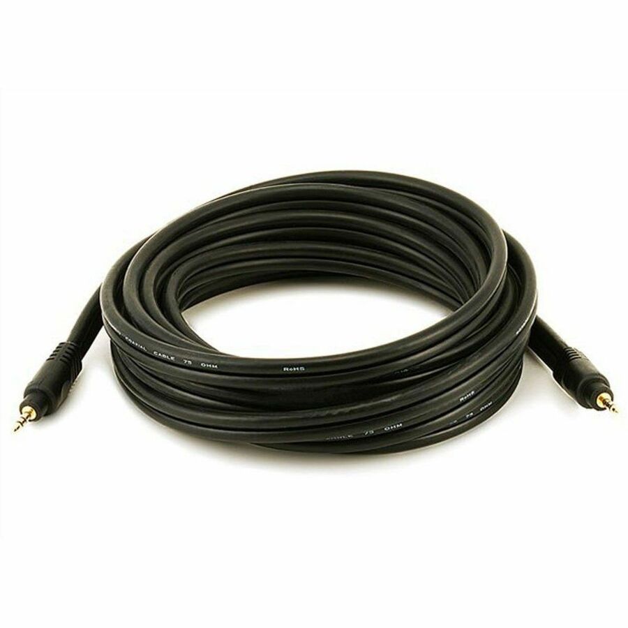 Monoprice Premium Audio Cable, Black, 15 ft