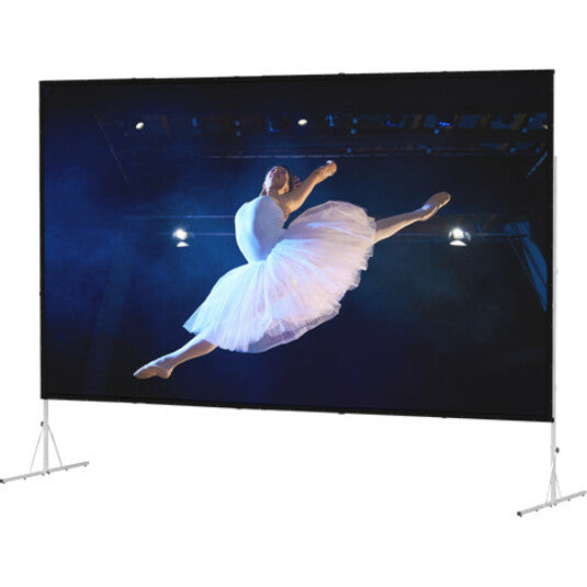 Legrand Da-Lite Fast-Fold Deluxe Screen System - Portable Folding Frame Projection Screen - 103in Screen