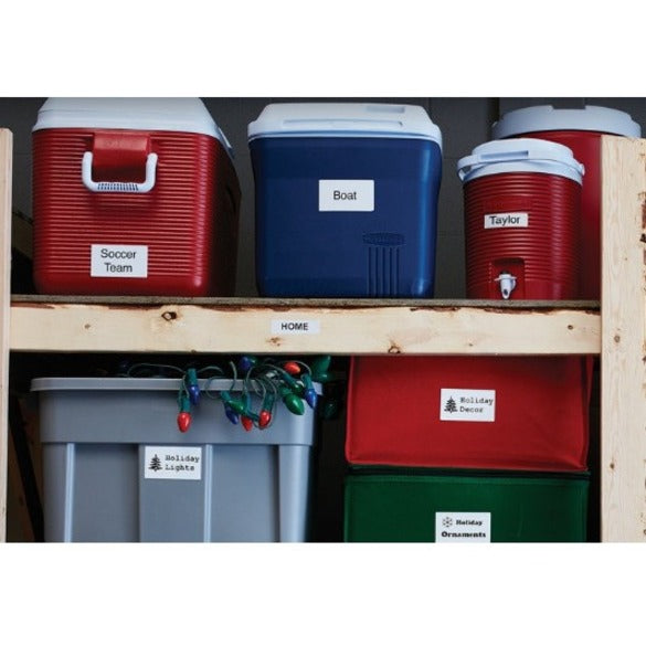 Newell Dymo LabelWriter Address Labels, Value Pack, 2 in, Black, Wireless