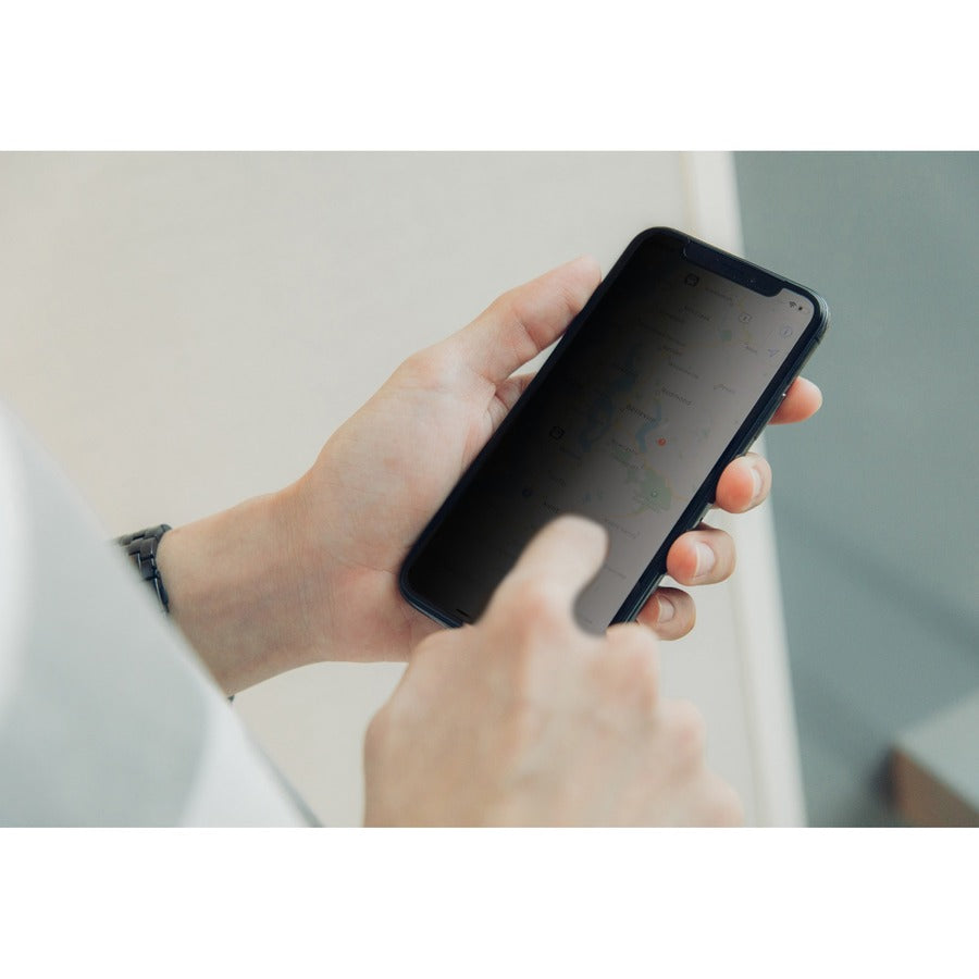 Moshi Black IonGlass Privacy for iPhone 11 Clear, Black, Glossy