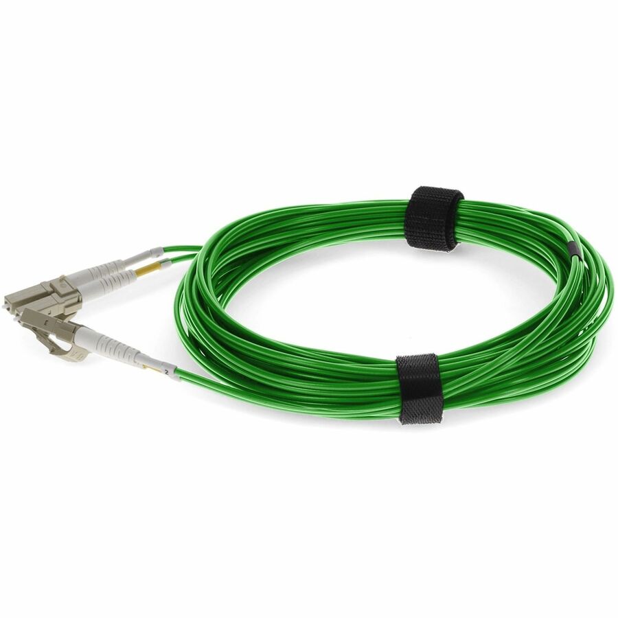 AddOn 2m LC (Male) to LC (Male) Green OM3 Duplex Fiber OFNR (Riser-Rated) Patch Cable