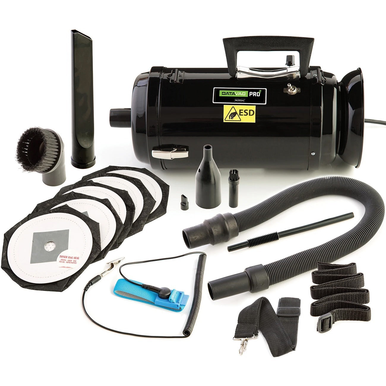 Metropolitan MetroVac DataVac 2 ESD Safe Maintenance System DV-2-ESD1 - 1.17 Peak HP; Single Speed