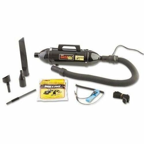 Metropolitan MetroVac DataVac ESD Safe Pro Series MDV-1ESD, 12 ft, Black, MDV-1ESD Anti-Static Stretch Hose