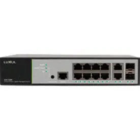 Legrand Luxul Front-Facing Rackmount Switch with 12/8 PoE+ Ports