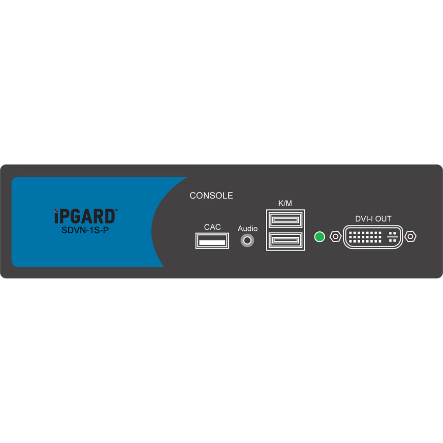 Smart iPGARD Secure 1-Port, Single-Head DVI KVM Switch with Dedicated CAC Port & 4K Support