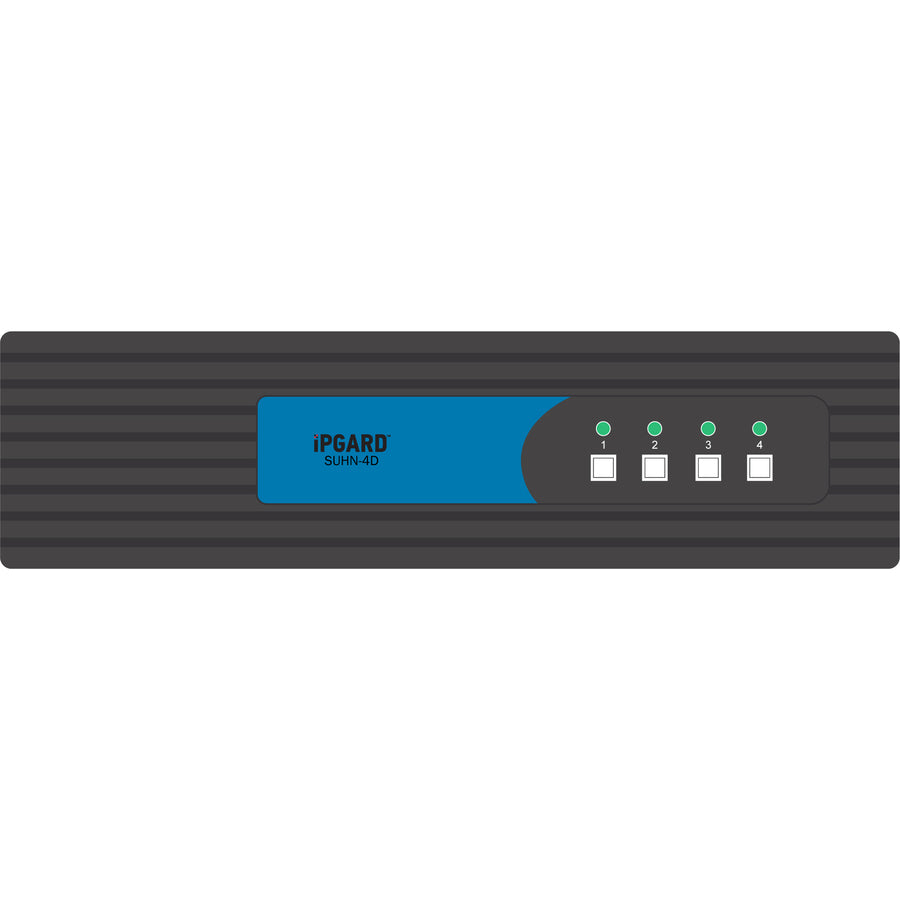 Smart iPGARD Secure 4-Port, Dual-Head HDMI KVM Switch with 4K Ultra-HD Support