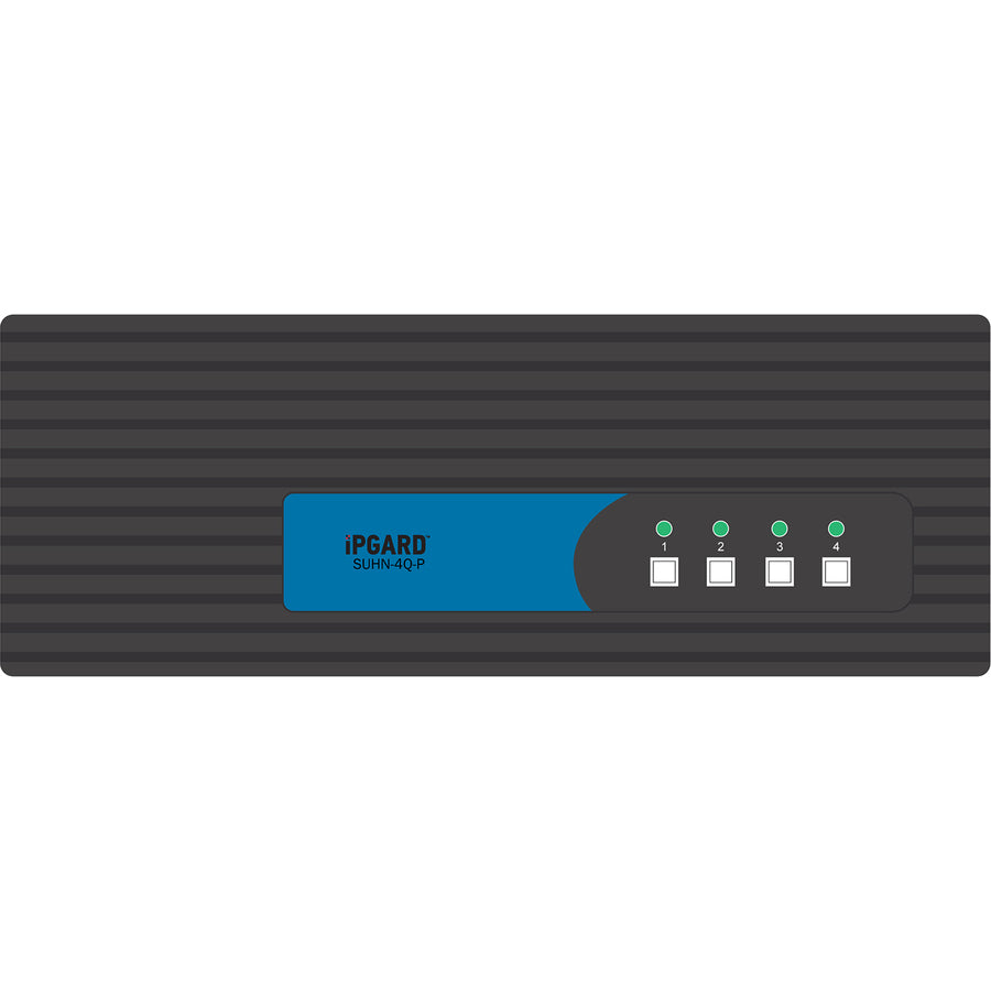 Smart iPGARD Secure 4-Port, Quad-Head HDMI KVM Switch with Dedicated CAC Port & 4K Support
