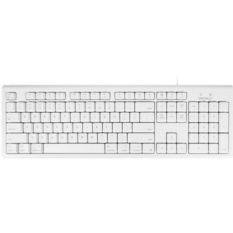 Macally Full Size USB Keyboard and Optical USB Mouse Combo For Mac