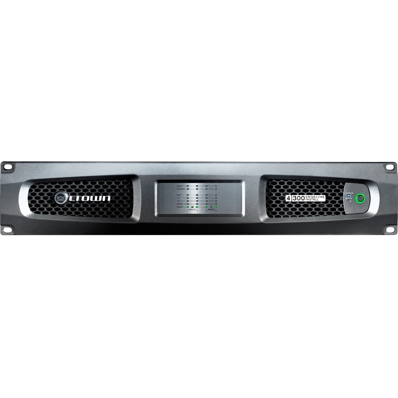 Harman Crown DriveCore Install 4|300 Amplifier - 1200 W RMS - 4 Channel - Black