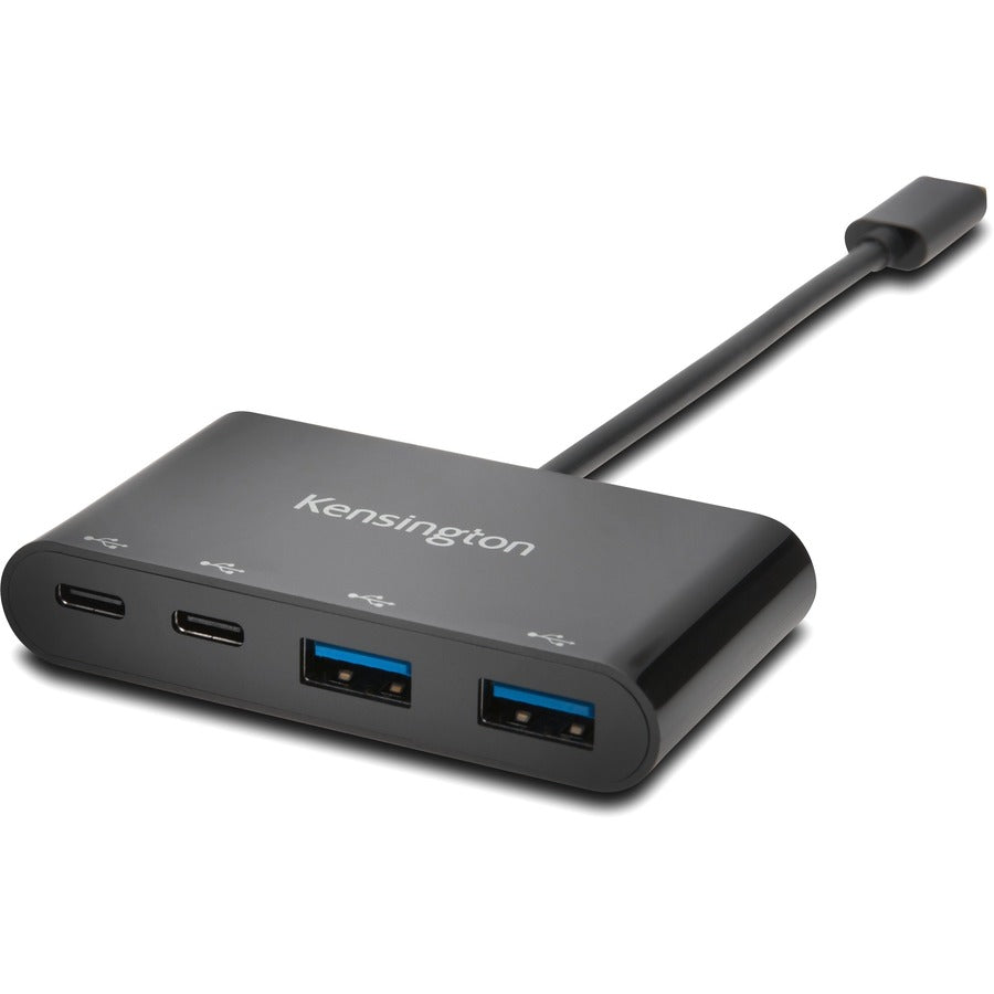 Kensington CH1000 USB-C 4-Port Hub, K39124WW, USB Hub, USB Type C