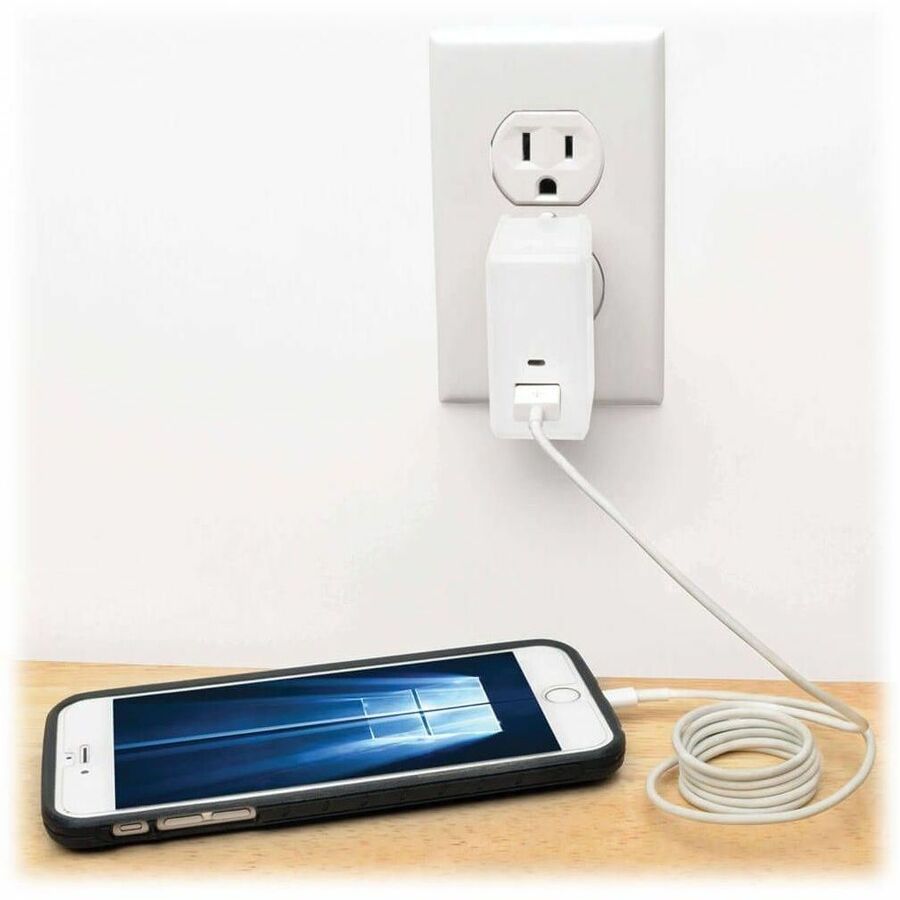 Eaton Tripp Lite Series 1-Port USB Wall/Travel Charger with Quick Charge 3.0 - Class A 5/9/12V DC Out, 18W
