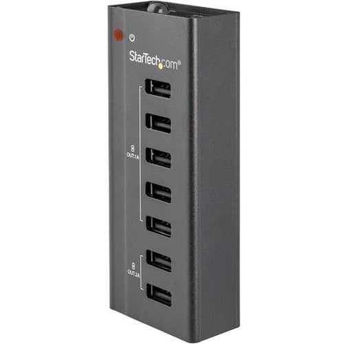 StarTech.com 7 Port USB Charging Station with 5x 1A Ports and 2x 2A Ports - USB Charging Strip for Multiple Devices - Smart Charging Capabilities