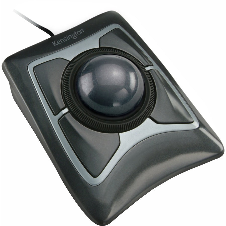 Kensington Expert Mouse Wired Trackball, Black, Cable, K64325, USB