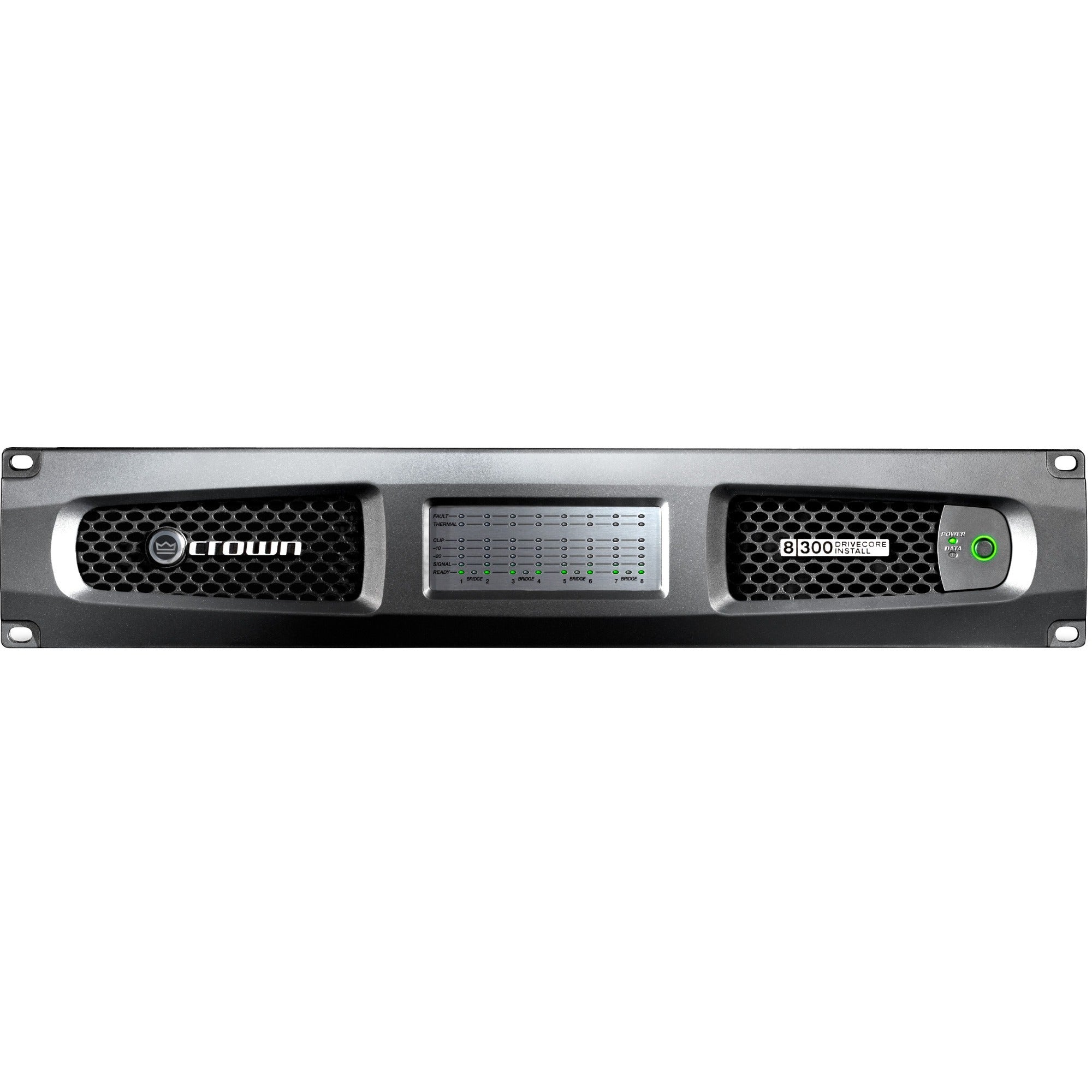 Harman Crown DriveCore Install 8|300 Amplifier - 8 Channel - Black