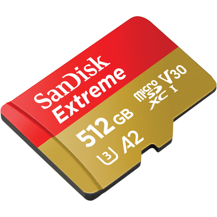 Western SanDisk Extreme 512 GB UHS-I microSD, 160 m, SDSQXA1-512G-AN6MA