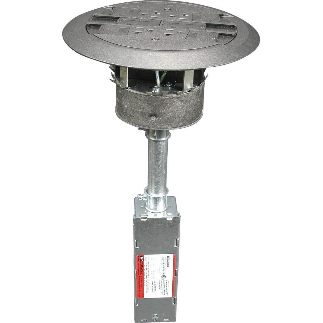 Legrand Wiremold RC4 Multi-Service Poke-Thru Assembly, Brass